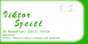 viktor szeitl business card